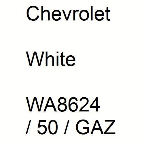 Chevrolet, White, WA8624 / 50 / GAZ.